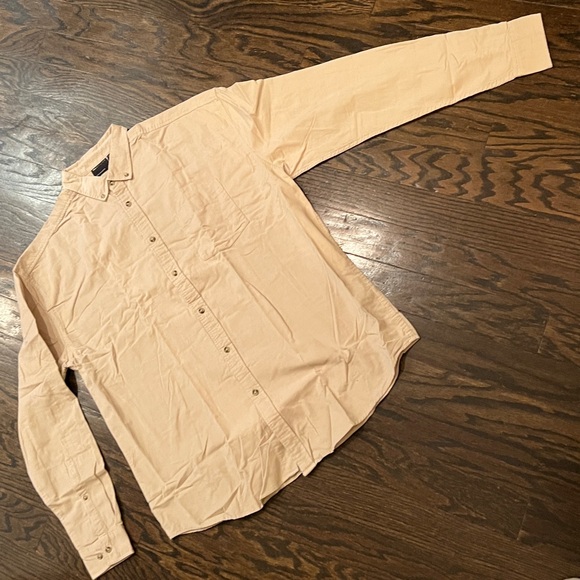 NWT- ASOS CORDUROY OVERSIZE FIT SIZE: XL LONG In ECRU-TAN COLOR - Picture 3 of 15